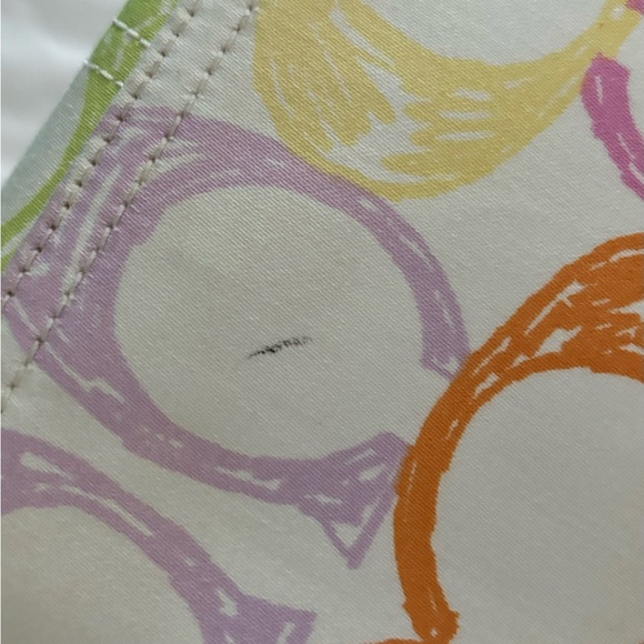 Coach multi color hand bag - Picture 6 of 11